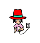 Red-hat2（個別スタンプ：11）