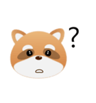 Cute funny raccoon（個別スタンプ：14）