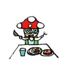 Mushroom boy of life.（個別スタンプ：33）