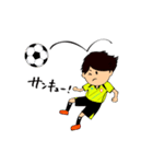 サッカーボーイズ 黄色Ver.（個別スタンプ：9）