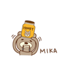みかちゃんクマ bear for Mika（個別スタンプ：37）