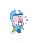 Mr. Scooter:Animated Sticker 2（個別スタンプ：1）