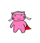 SuperPinkCat（個別スタンプ：1）