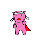 SuperPinkCat（個別スタンプ：12）