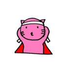 SuperPinkCat（個別スタンプ：17）