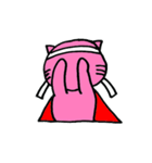 SuperPinkCat（個別スタンプ：20）