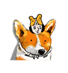 corgi KOBE's dog face（個別スタンプ：24）