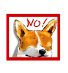 corgi KOBE's dog face（個別スタンプ：29）