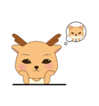 Shiba＆deer daily life（個別スタンプ：10）