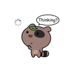 what's a raccoon（個別スタンプ：9）