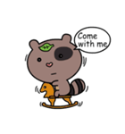 what's a raccoon（個別スタンプ：21）