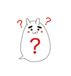 ふきだしのうさぎ（個別スタンプ：11）