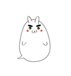 ふきだしのうさぎ（個別スタンプ：12）