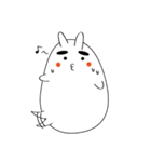 ふきだしのうさぎ（個別スタンプ：15）