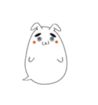ふきだしのうさぎ（個別スタンプ：16）