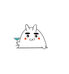 ふきだしのうさぎ（個別スタンプ：18）