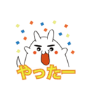 ふきだしのうさぎ（個別スタンプ：21）
