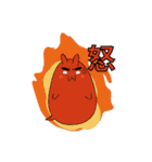 ふきだしのうさぎ（個別スタンプ：34）