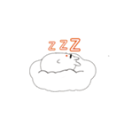 ふきだしのうさぎ（個別スタンプ：36）