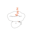 ふきだしのうさぎ（個別スタンプ：37）