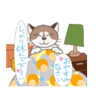 シャムトラ猫-2-「力いっぱい前向き」編（個別スタンプ：36）