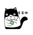 Black and white cat (Ou bei cat)（個別スタンプ：7）