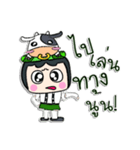 Hello my name is Tanaka. ^_^（個別スタンプ：10）