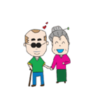 Grandpa ＆ Grandma（個別スタンプ：36）