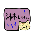 吹き出しの可愛い猫（個別スタンプ：10）