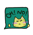 吹き出しの可愛い猫（個別スタンプ：38）