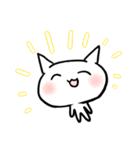 微笑んだ猫（個別スタンプ：1）