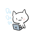 微笑んだ猫（個別スタンプ：7）