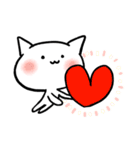 微笑んだ猫（個別スタンプ：14）