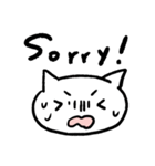 微笑んだ猫（個別スタンプ：16）