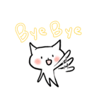 微笑んだ猫（個別スタンプ：21）