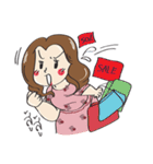 Miss B Happy chubby girl（個別スタンプ：17）