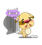 A Cute Dog - Relaxing（個別スタンプ：1）