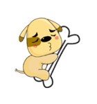 A Cute Dog - Relaxing（個別スタンプ：6）