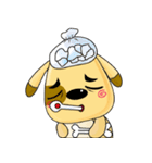 A Cute Dog - Relaxing（個別スタンプ：25）