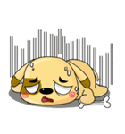 A Cute Dog - Relaxing（個別スタンプ：33）