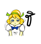 Puffy Palmy School Girl（個別スタンプ：1）