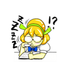 Puffy Palmy School Girl（個別スタンプ：7）