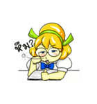 Puffy Palmy School Girl（個別スタンプ：8）