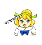 Puffy Palmy School Girl（個別スタンプ：18）
