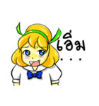 Puffy Palmy School Girl（個別スタンプ：21）