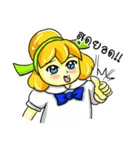 Puffy Palmy School Girl（個別スタンプ：36）