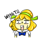 Puffy Palmy School Girl（個別スタンプ：37）