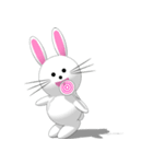 The rabbit baby rabbit（個別スタンプ：34）