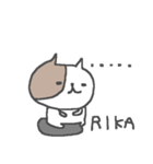 リカさんに贈るねこスタンプ Rika cat（個別スタンプ：25）