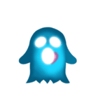 かわいいHeart-Glowing Ghost（アニメ）（個別スタンプ：18）